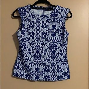 Beautiful Strazzi sleeveless Dress Shirt